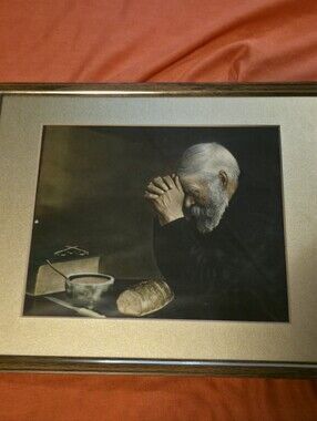 4/$67 Deal! Vintage Framed Art Print Of Grace By Eric Enstrom